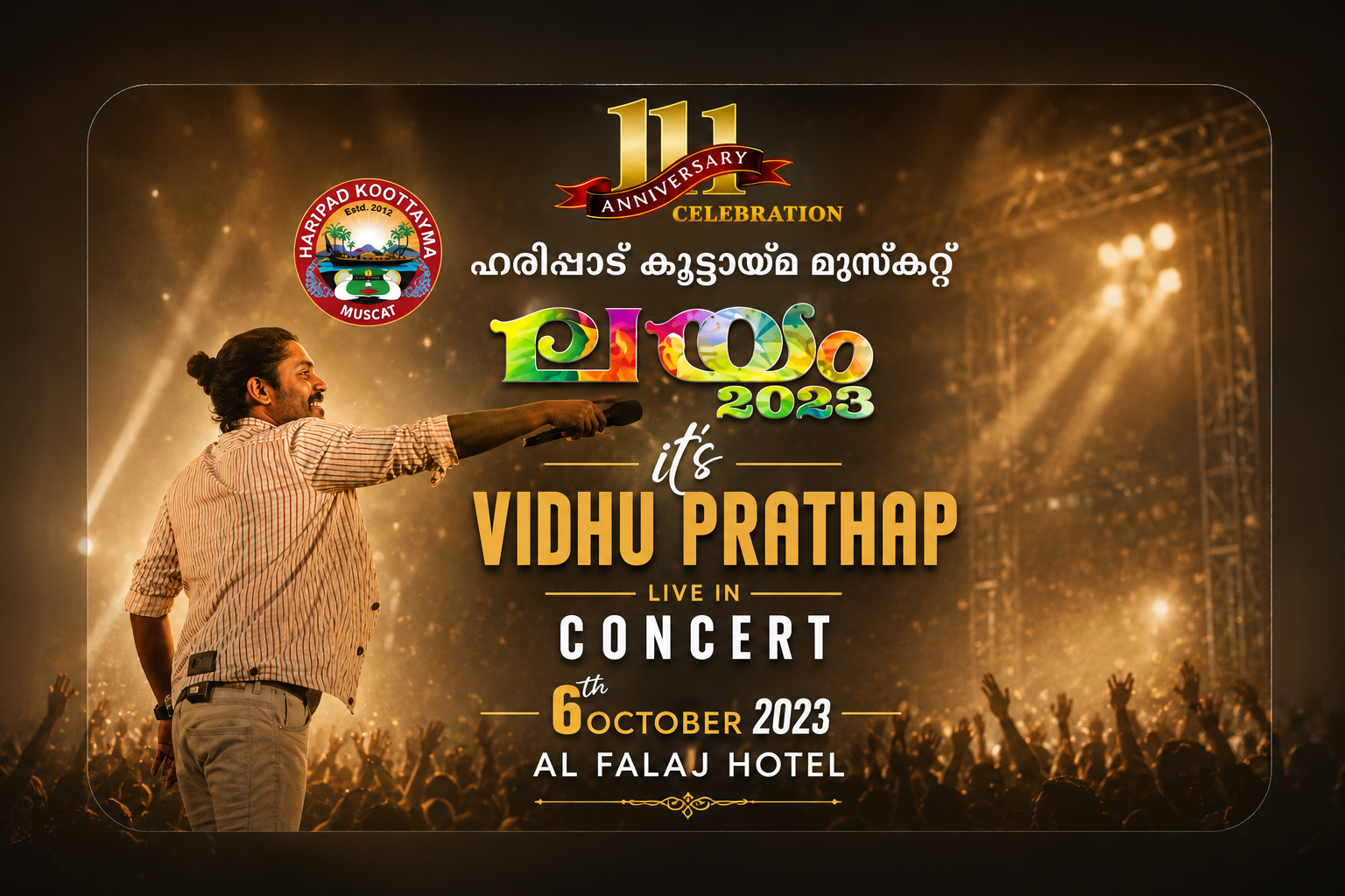 It's Vidhu Prathap Live 